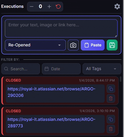 Saving snippets demo