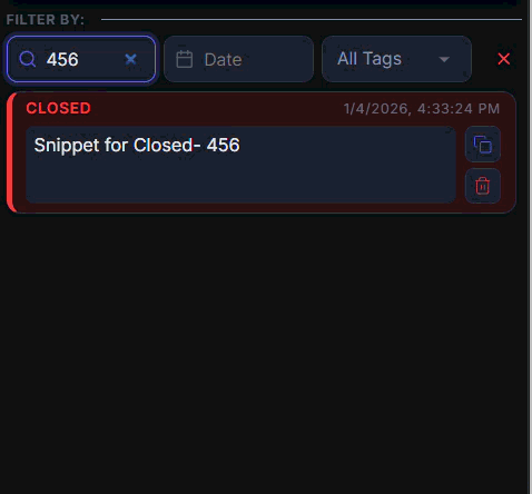 Search and filters demo